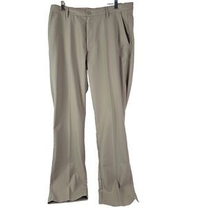 Fennec Men's‎ Khaki Golf Pants Size 36 Lightweight Polyester Casual Athletic